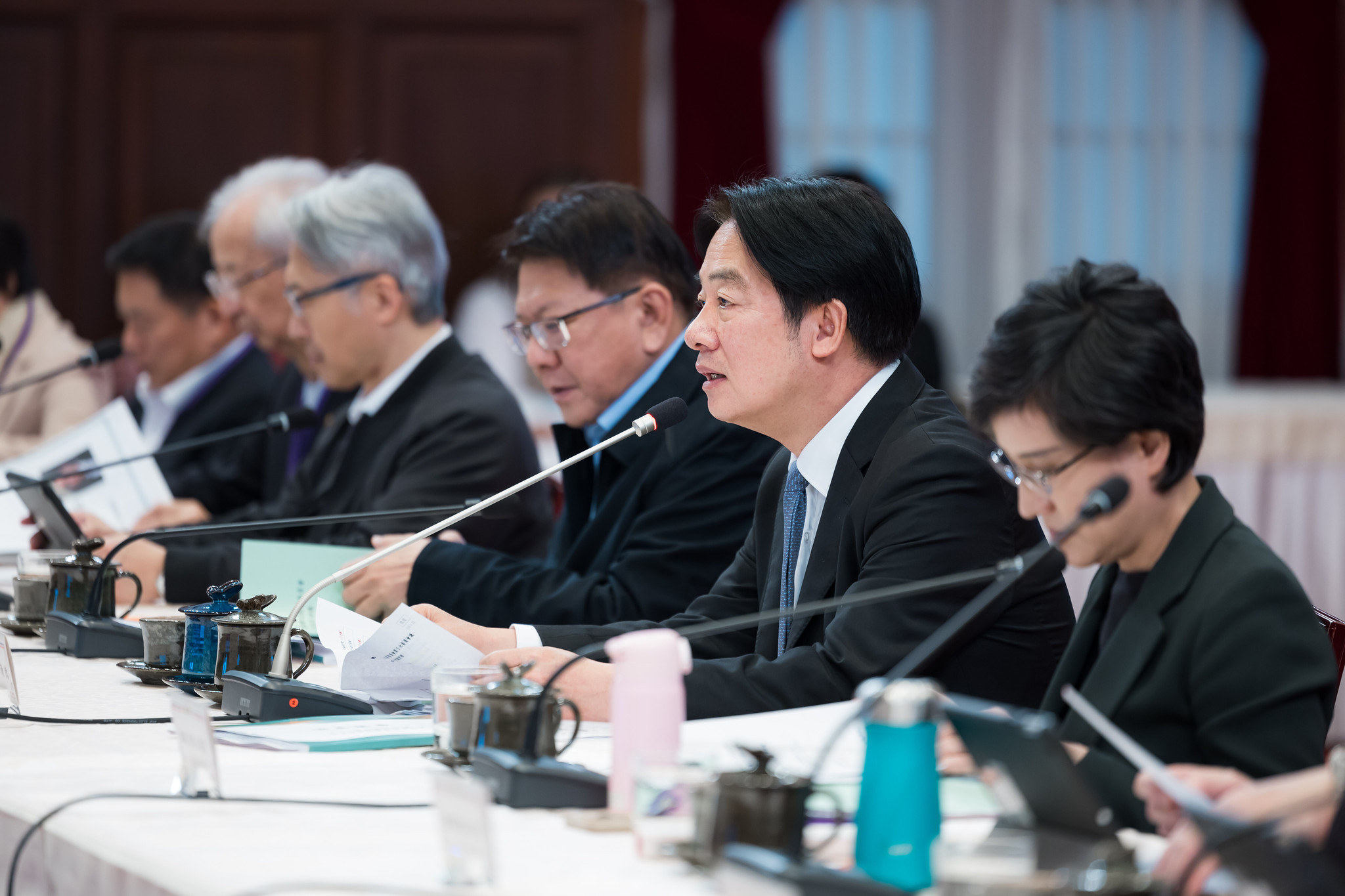 賴清德總統23日表示，「國家氣候變遷對策委員會」難免會受到預算凍結的影響，但他承諾委員會會繼續運作下去。(圖：總統府flickr)