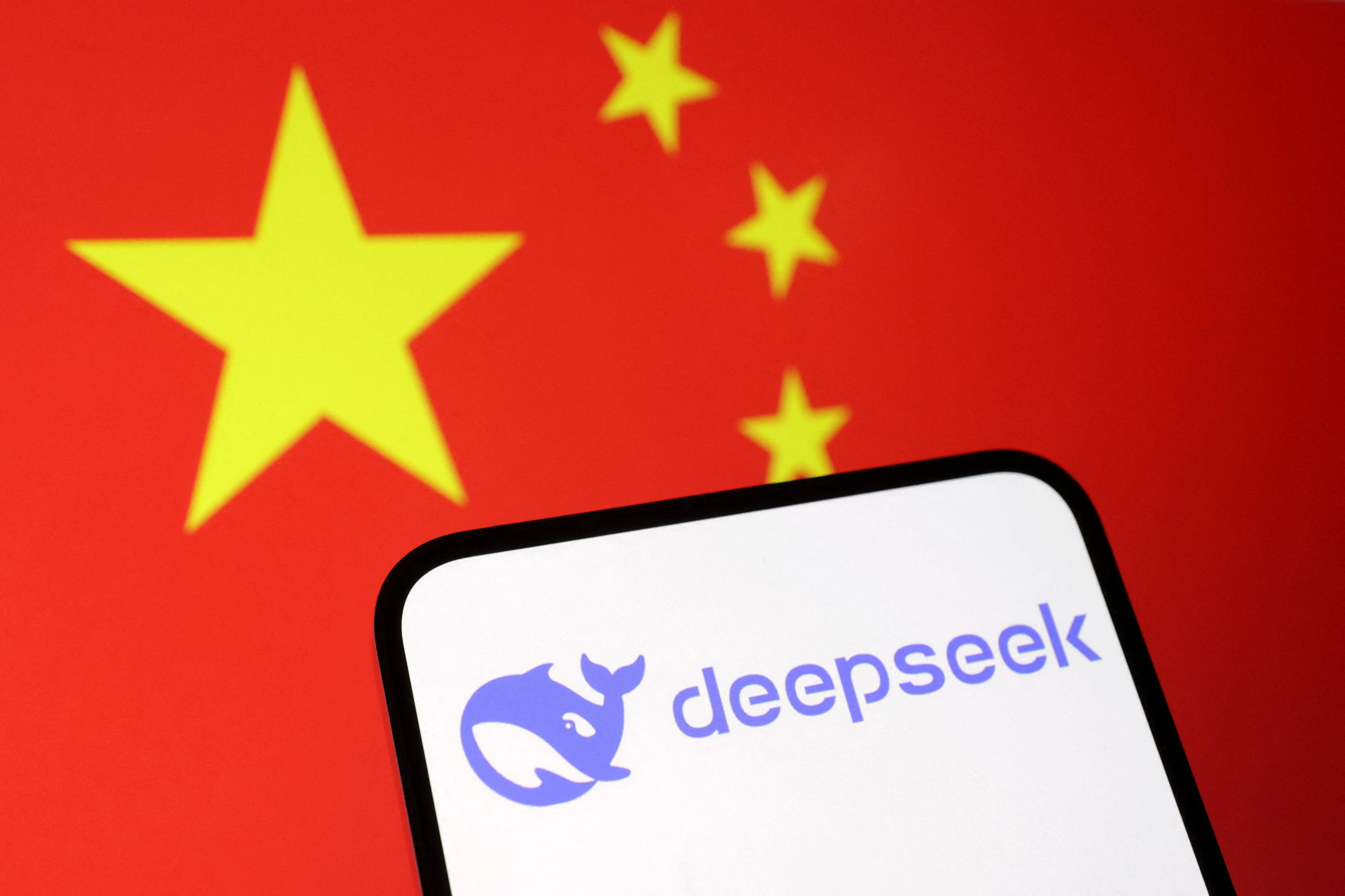 DeepSeek因自我審查跟中國共產黨有關的歷史事件和資訊而受到批評。(路透社/達志影像)