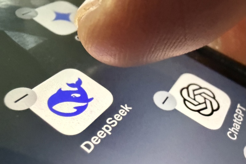 中國新創公司深度求索（DeepSeek）推出的AI模型引發資安疑慮。 (圖：中央社)