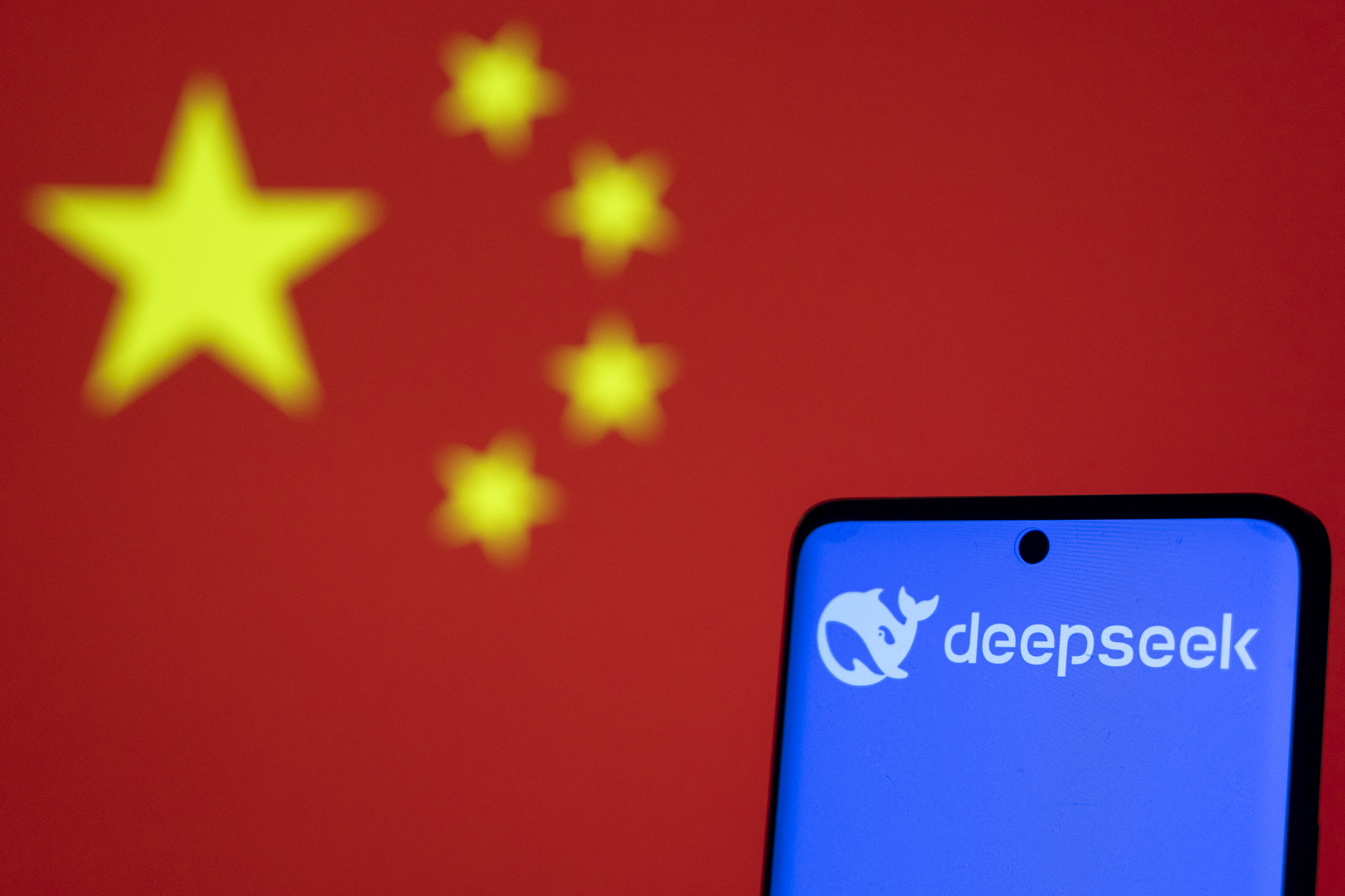 中國人工智慧(AI)新創公司DeepSeek。(AFP)