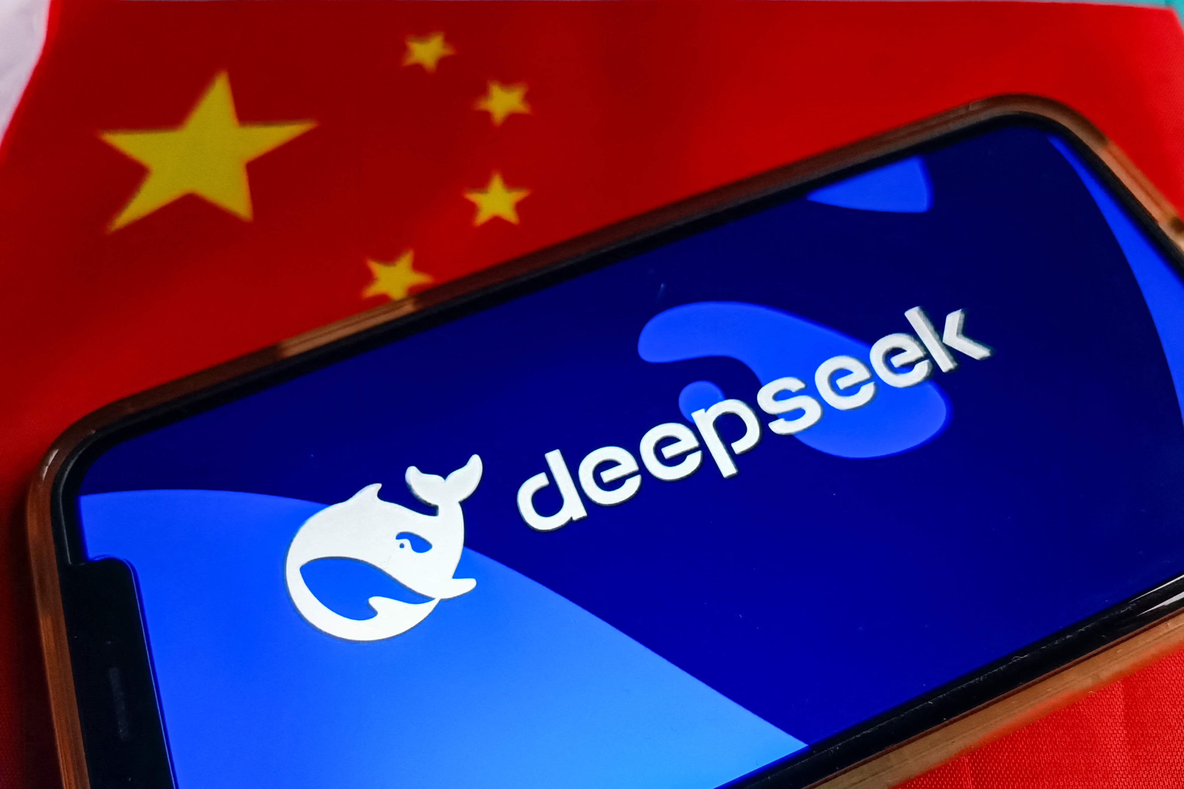 中國人工智慧(AI)新創公司DeepSeek遭韓國調查發現，會將用戶個資和輸入的資訊傳送到中美等地的中企。(AFP)