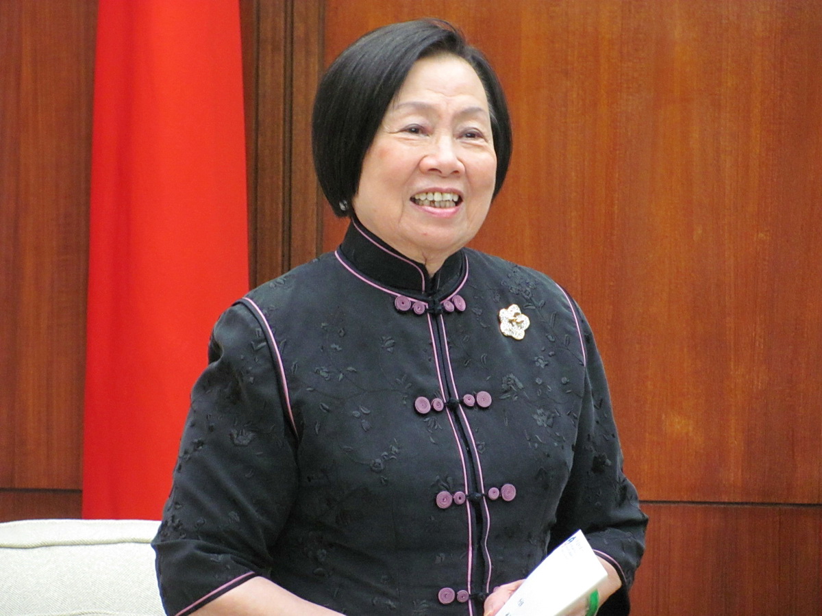 海基會創會董事長辜振甫遺孀辜嚴倬雲辭世，陸委會5日對辜嚴倬雲在維護台海和平、促進兩岸關係發展及持續對話發揮重要影響力表達高度敬意 (央廣檔案/記者王照坤 攝)