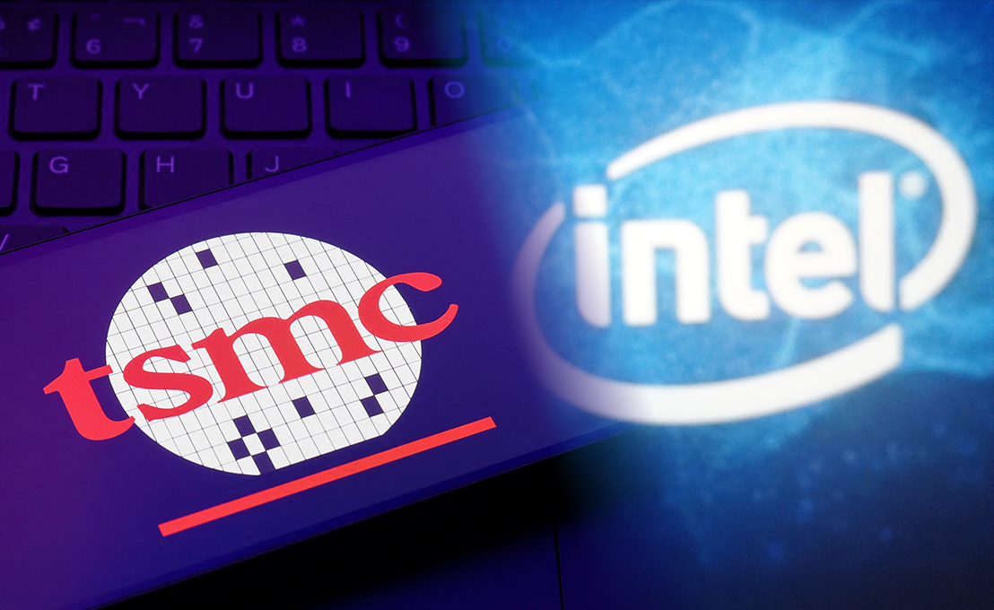 台積電(tsmc)、英特爾(Intel)。(AFP/合成圖)