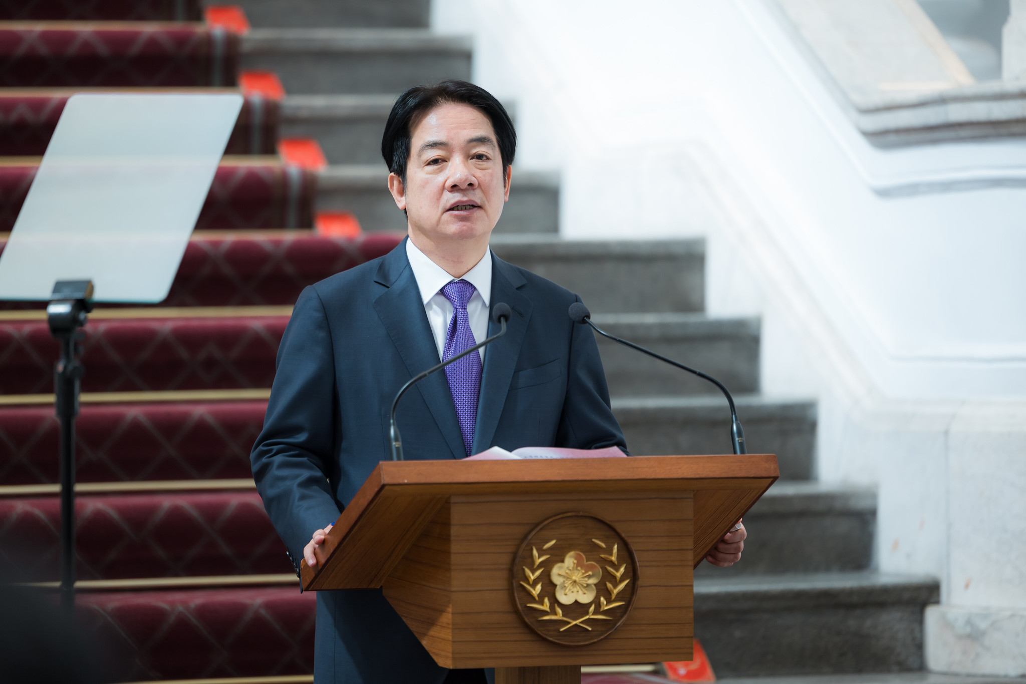 賴清德總統14日召開國安高層會議後，提出「全球半導體民主供應鏈夥伴倡議」。(圖:總統府)