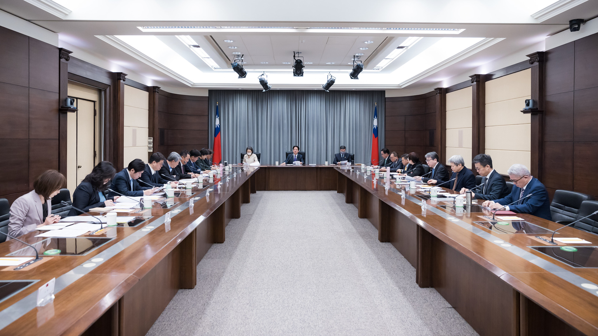 賴清德總統14日召開國安高層會議。資料照。(圖：總統府)