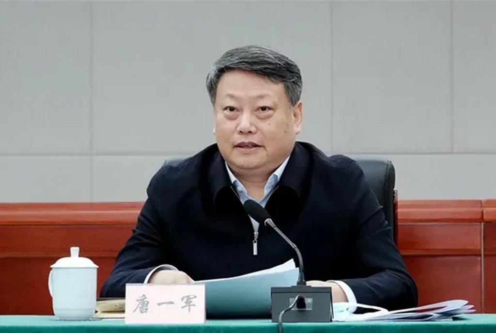 涉嫌受賄，前中國司法部長唐一軍被起訴。 (圖:長安街知事微信公眾號)