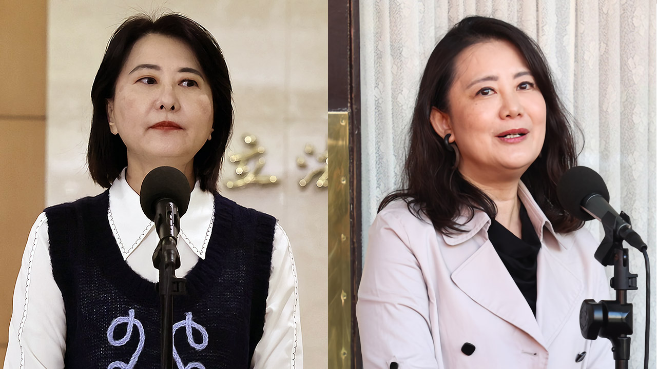 針對行政院編列880億元特別預算紓困的財源，國民黨立委王鴻薇(左)主張，可用總預算撙節1439億元及稅收超徵部分處理；民進黨立委吳思瑤(右)則反駁，刪掉的預算不能再用，這種說法不成立。(圖:中央社)