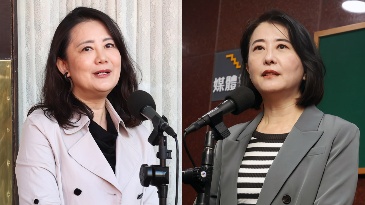 民進黨團幹事長吳思瑤(左)、國民黨團首席副書記長王鴻薇(右)。資料合成照。(圖:中央社)