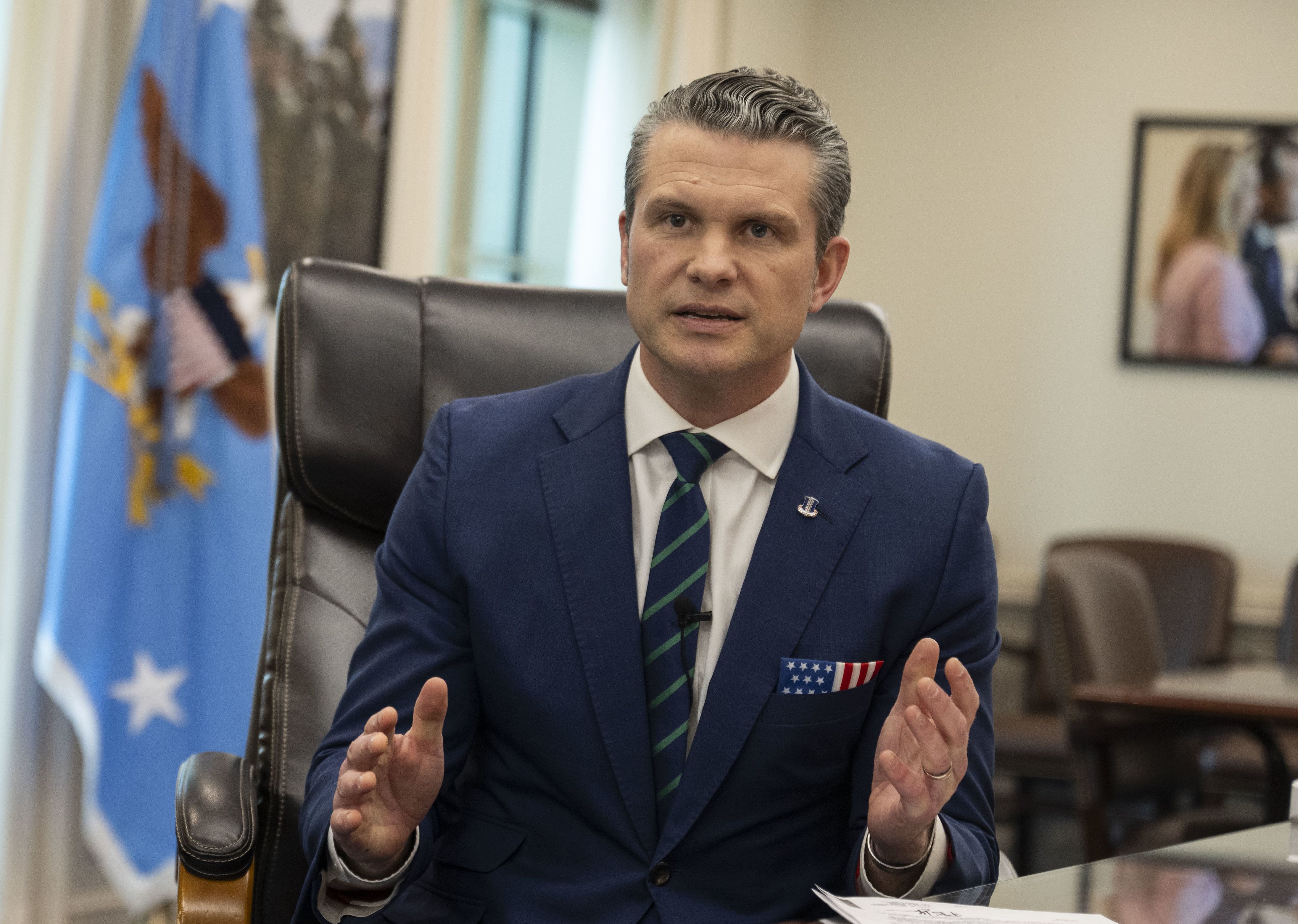 美國國防部長赫格塞斯(Pete Hegseth)。(圖：美國國防部)