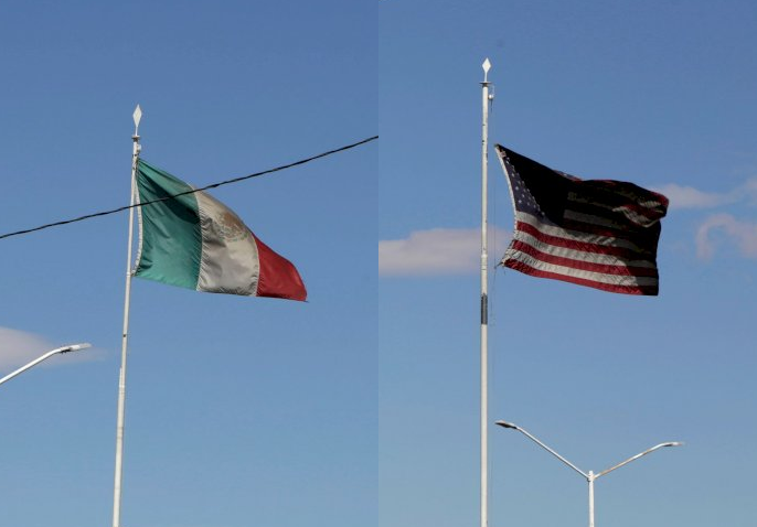 美墨關係示意圖。(路透社/達志影像)