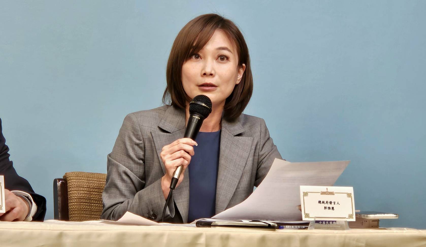 總統府發言人郭雅慧20日強調，國際社會高度重視全社會防衛韌性，所以希望藉此向世界分享台灣經驗，提升彼此的社會韌性，且加深台灣與國際社會的合作。(資料照/歐陽夢萍 攝)