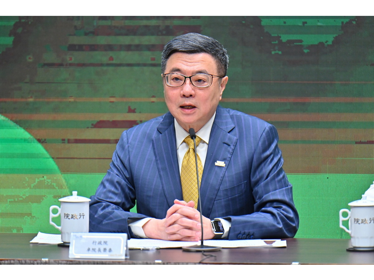 行政院長卓榮泰 (圖)將領軍政策宣講說明會，鎖定6都加上花蓮縣進行政策說明。資料照片(行政院提供)