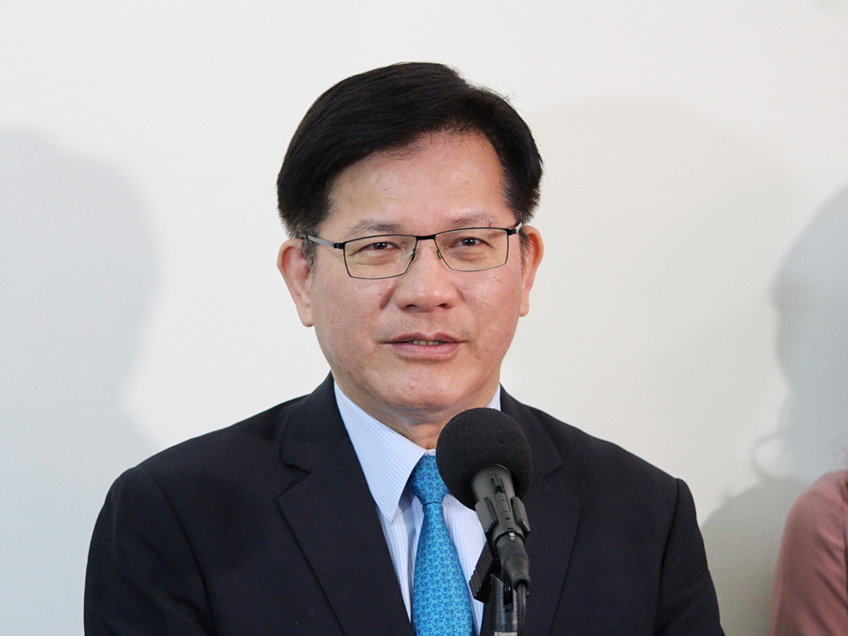 共軍日前對台執行聯合戰備警巡，美國國務院重批明目張膽且不負責任的威脅。外交部長林佳龍(圖)今天(19日)表示，感謝美方重申對台承諾。(央廣檔案/記者王照坤 攝)