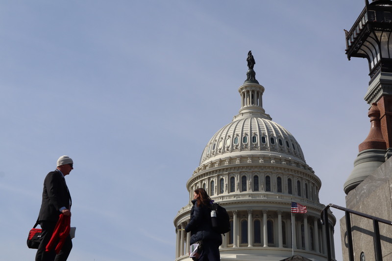 美眾院民主黨人力圖就川普關稅表決，提案未過關。圖為美國國會大廈。 (圖：中央社)
