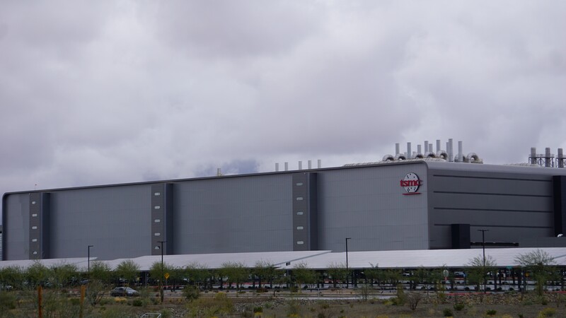 圖為位於亞利桑那州的鳳凰城市郊台積電美國廠。(圖：中央社)