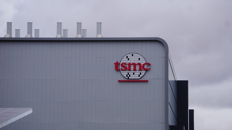 台積電（TSMC）美國廠位於亞利桑那州鳳凰城的建築物外觀。 (圖：中央社)