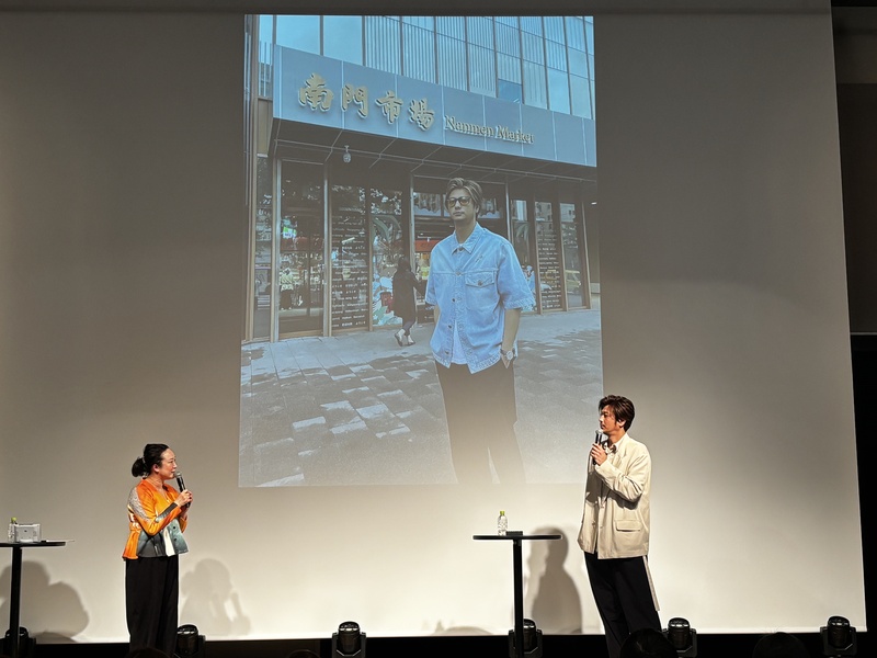 觀光署在東京秋葉原舉辦「台遊館in東京」活動，日本男星速水茂虎道分享他在台北南門市場拍攝的經驗。 (圖：中央社)