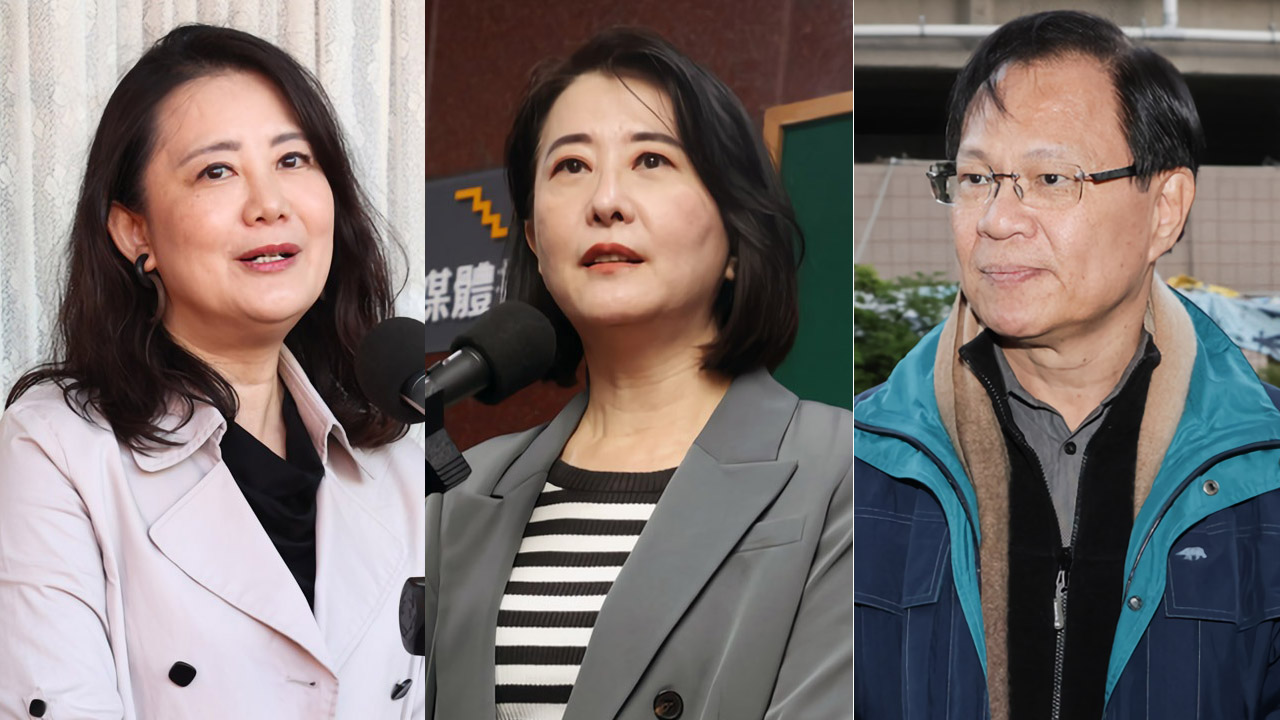立法院11日起將處理總預算、財劃法修法覆議案。左起為民進黨立法院黨團幹事長吳思瑤、國民黨團書記長王鴻薇 、民眾黨團副總召張啓楷。資料合成照。(圖:中央社)