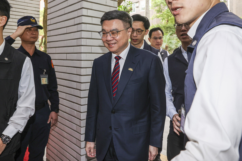 行政院長卓榮泰12日上午赴立法院報告財劃法修法覆議案及備詢。(圖：中央社)