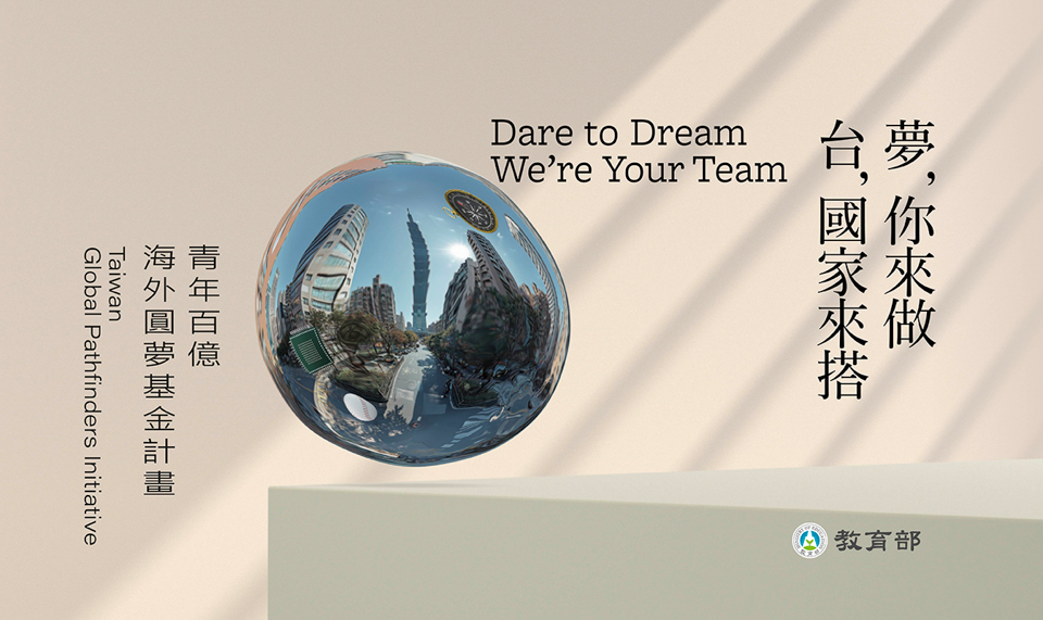 青年百億海外圓夢基金計畫第一階段收件延長至3/17為止。