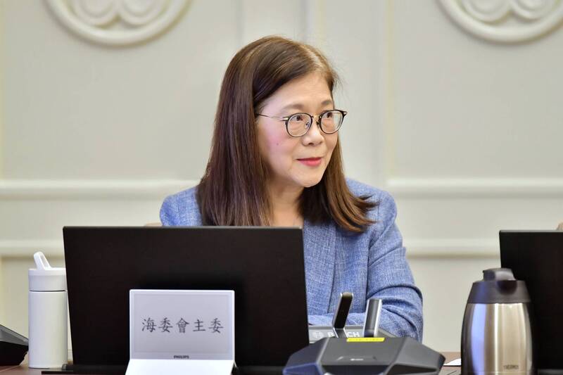 海洋委員會主委管碧玲18日表示，感謝檢方捍衛海巡機關執法尊嚴。(圖：中央社)