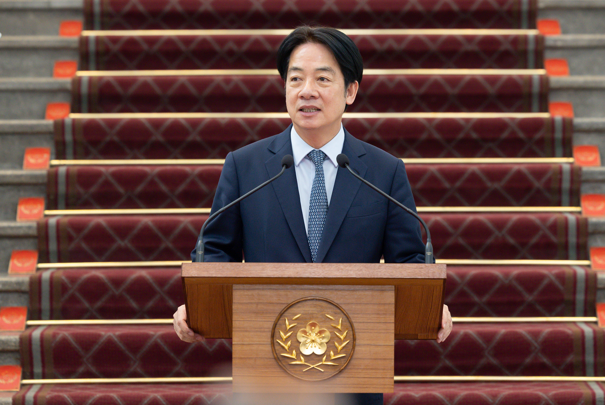 賴清德總統投書彭博：透過對話排除台美貿易障礙。 (圖:總統府/檔案照)