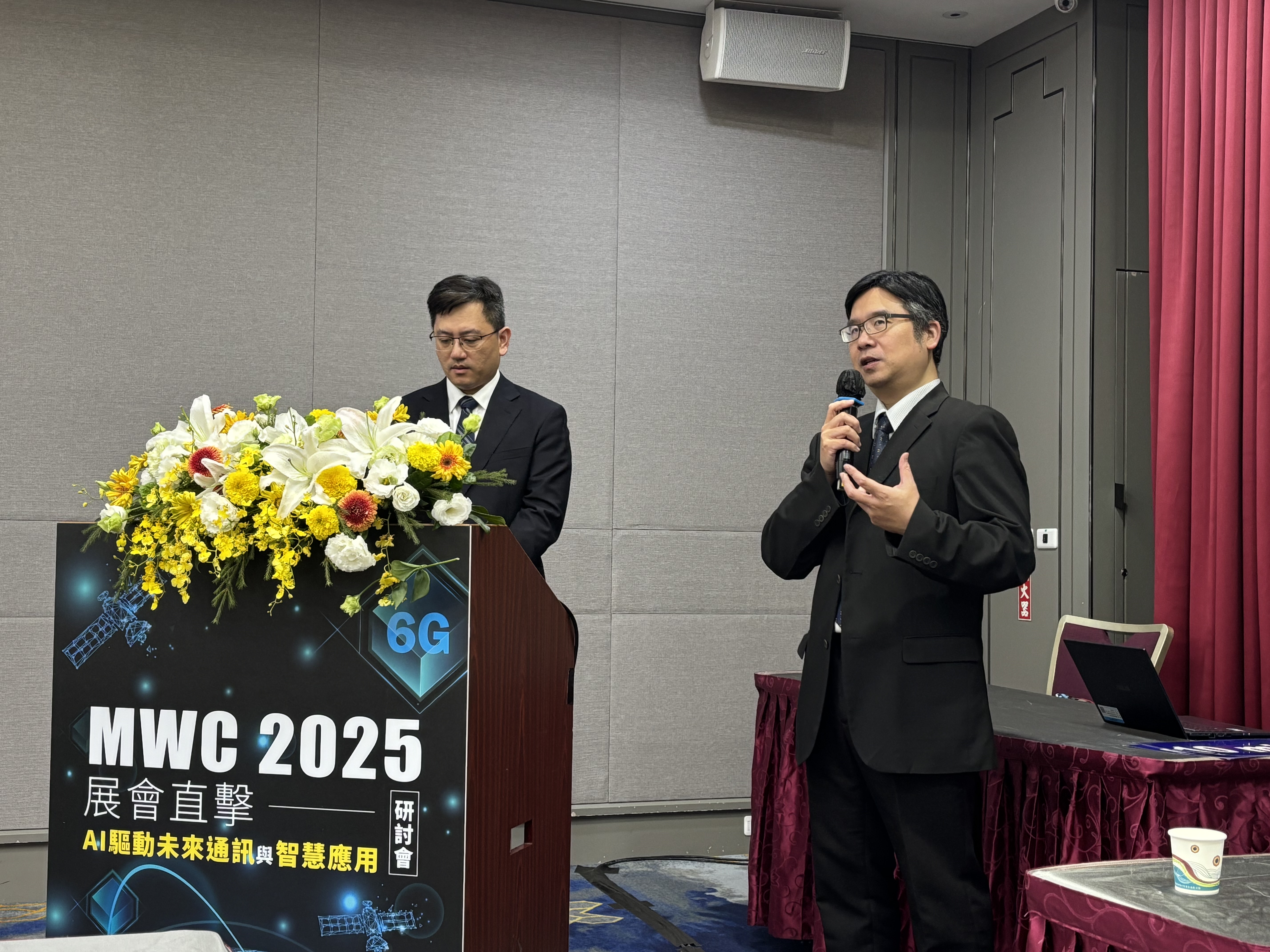 工研院14日舉辦「MWC 2025 展會直擊：AI 驅動未來通訊與智慧應用研討會」。（楊文君攝）