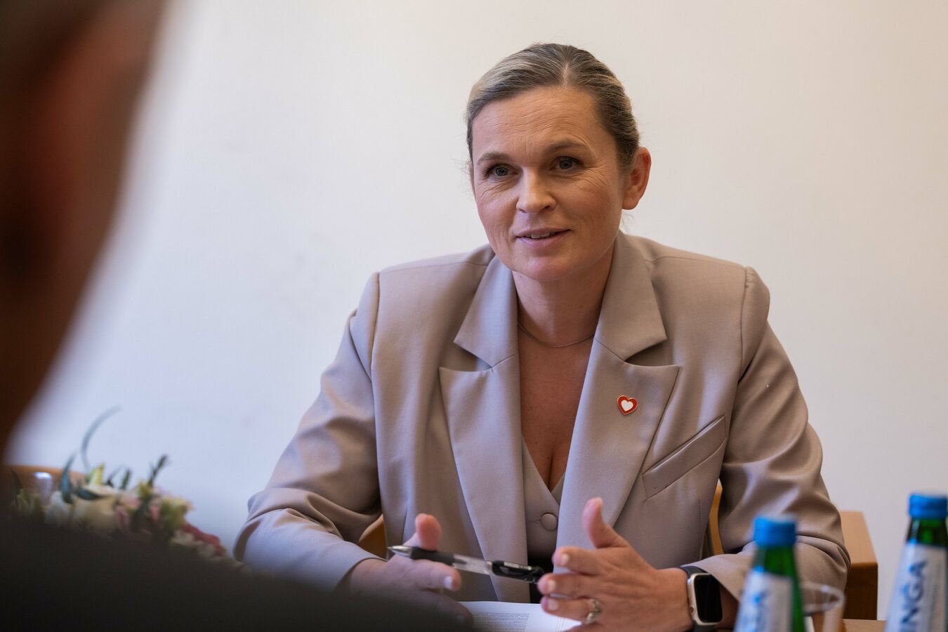 波蘭教育部長諾瓦卡(Barbara Nowacka)。(圖:X@barbaraanowacka)