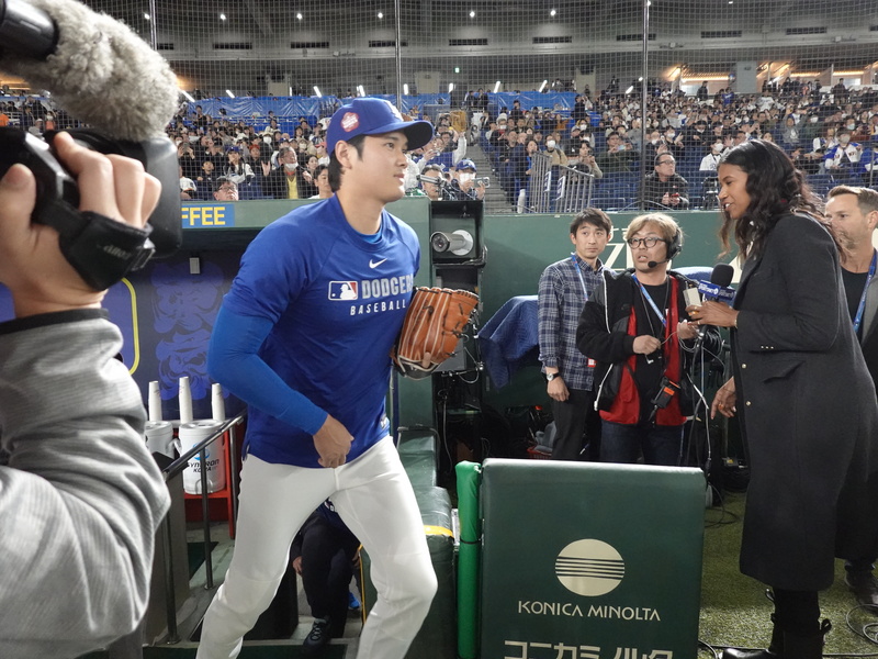 道奇隊日籍選手大谷翔平。(圖：中央社)