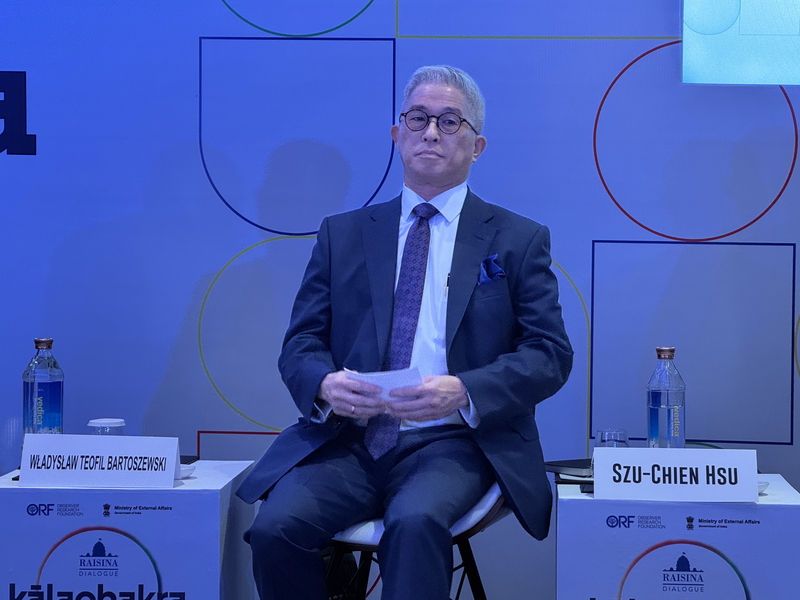 國安會副秘書長徐斯儉表示，印度知道台灣重要性，若能進一步合作，有助提升雙方正式關係。(圖：中央社)