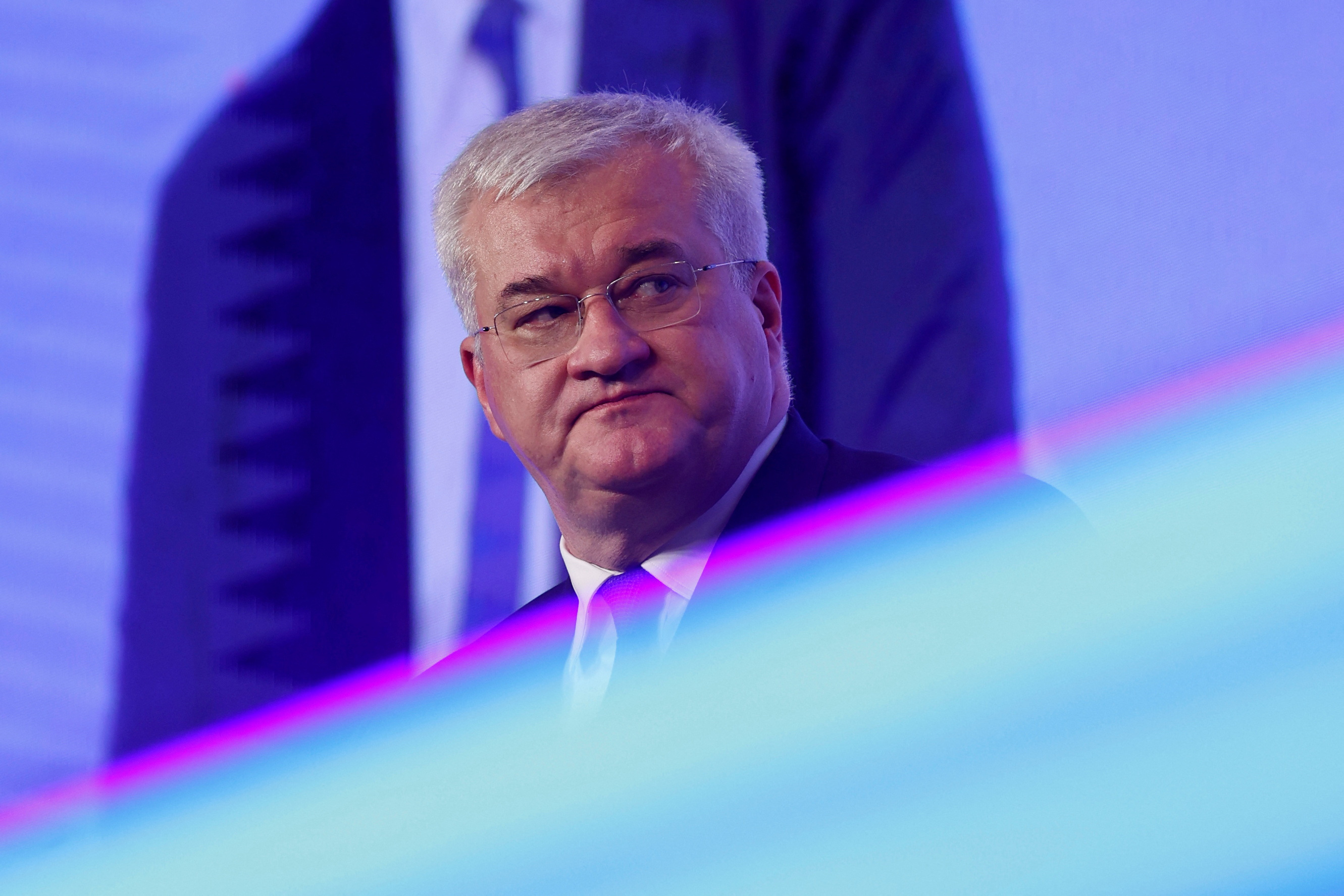 烏克蘭外交部長西比哈(Andrii Sybiha)。(路透社/達志影像)