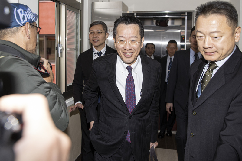 國防部長顧立雄（中）19日上午赴立法院外交及國防委員會報告業務概況，並備質詢。中央社記者鄭清元攝  114年3月19日 (圖：中央社)