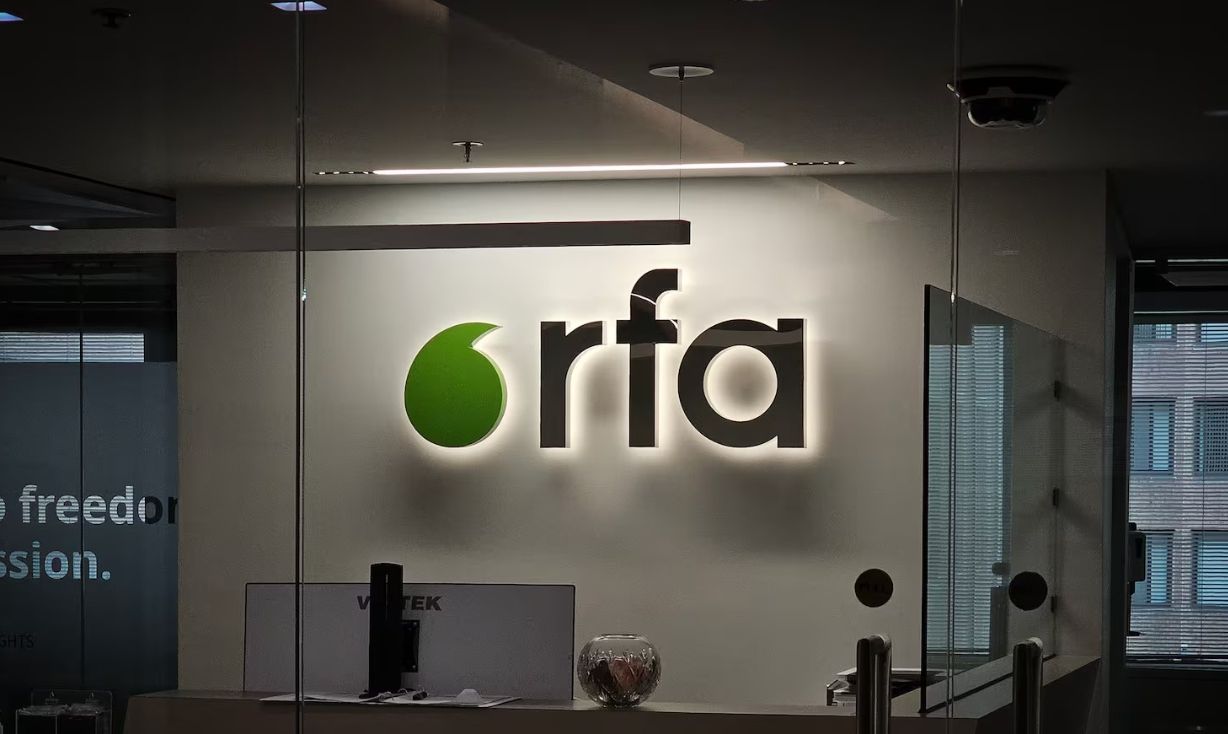 自由亞洲電台（RFA）華盛頓總部。 (Charlie Dharapak/RFA)