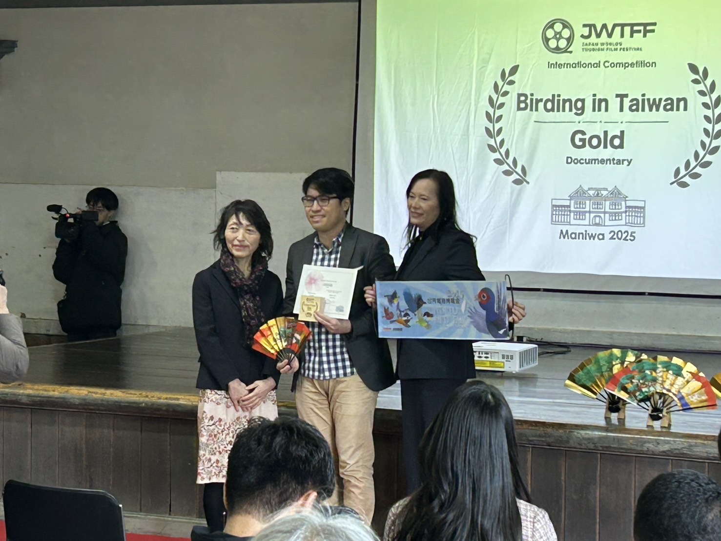 觀光署製作的「Birding in Taiwan」影片，榮獲第7屆2025日本國際觀光電影節國際組金獎。 (觀光署提供)