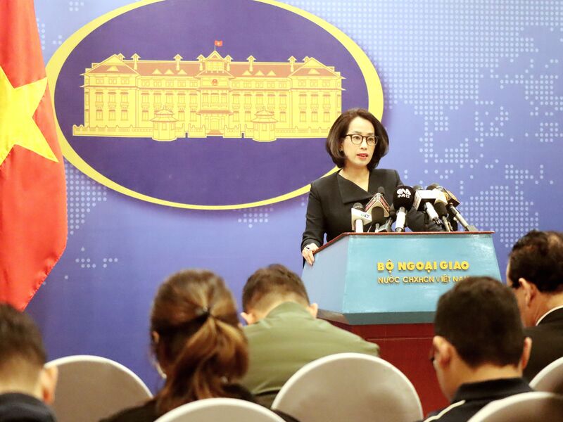 中國產品與企業近日紛紛踩到南海主權政治地雷，在越南市場遭民眾聲討。越南外交部發言人范秋姮20日表示，越南相關單位正在協調合作，以釐清訊息。 (圖：中央社)