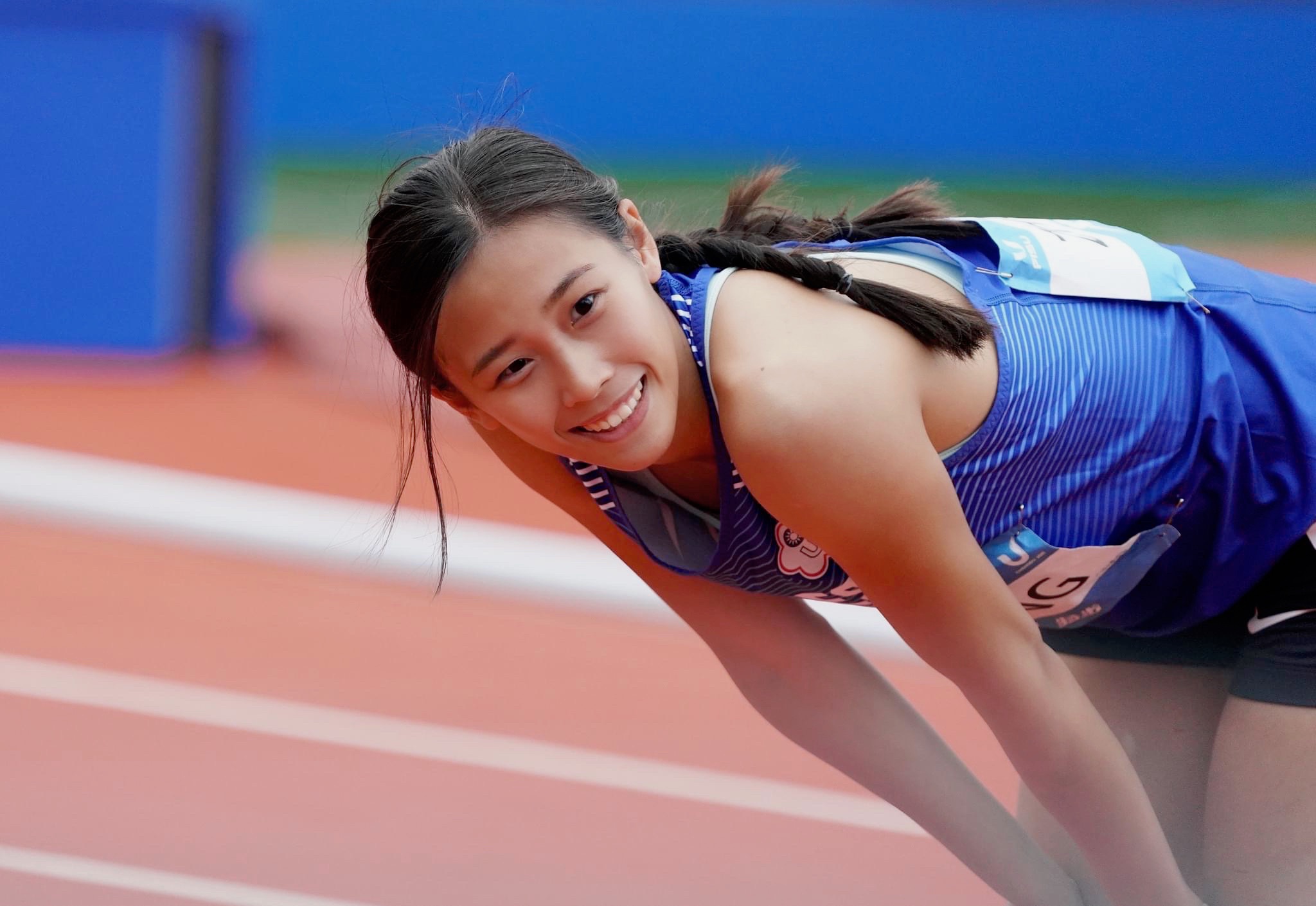 田徑女將張博雅。(張博雅臉書)