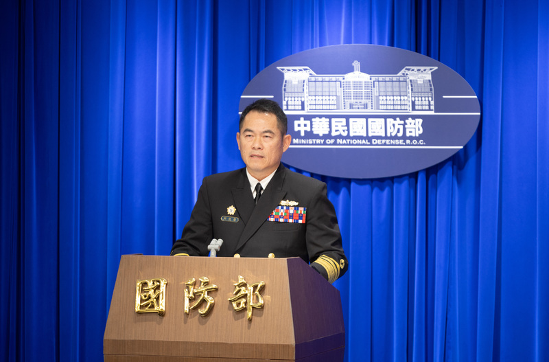 海軍司令部參謀長邱俊榮。(國防部提供)(圖：中央社)