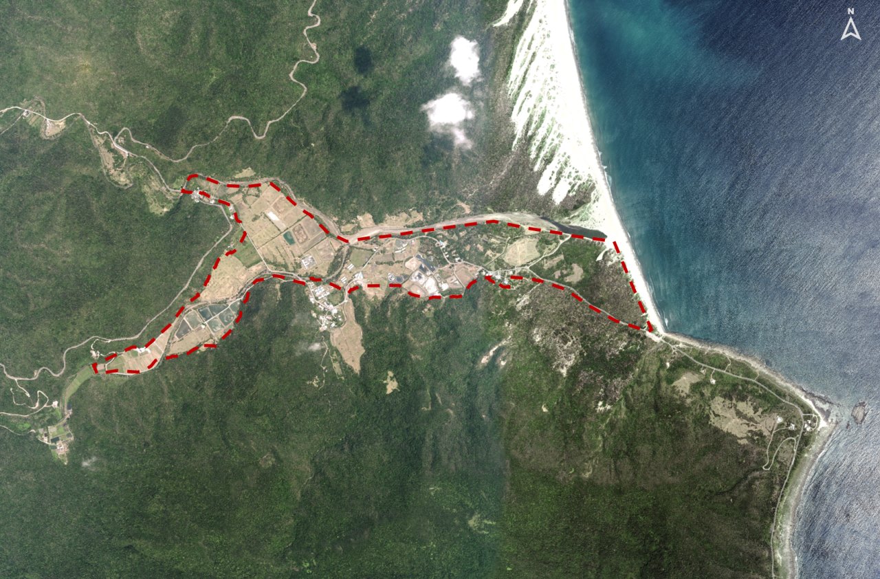 國科會於今天(26日)宣布國家發射場域位址選定為「屏東縣滿州鄉九棚村」，後續將展開實質規劃及環評作業。（國科會提供）