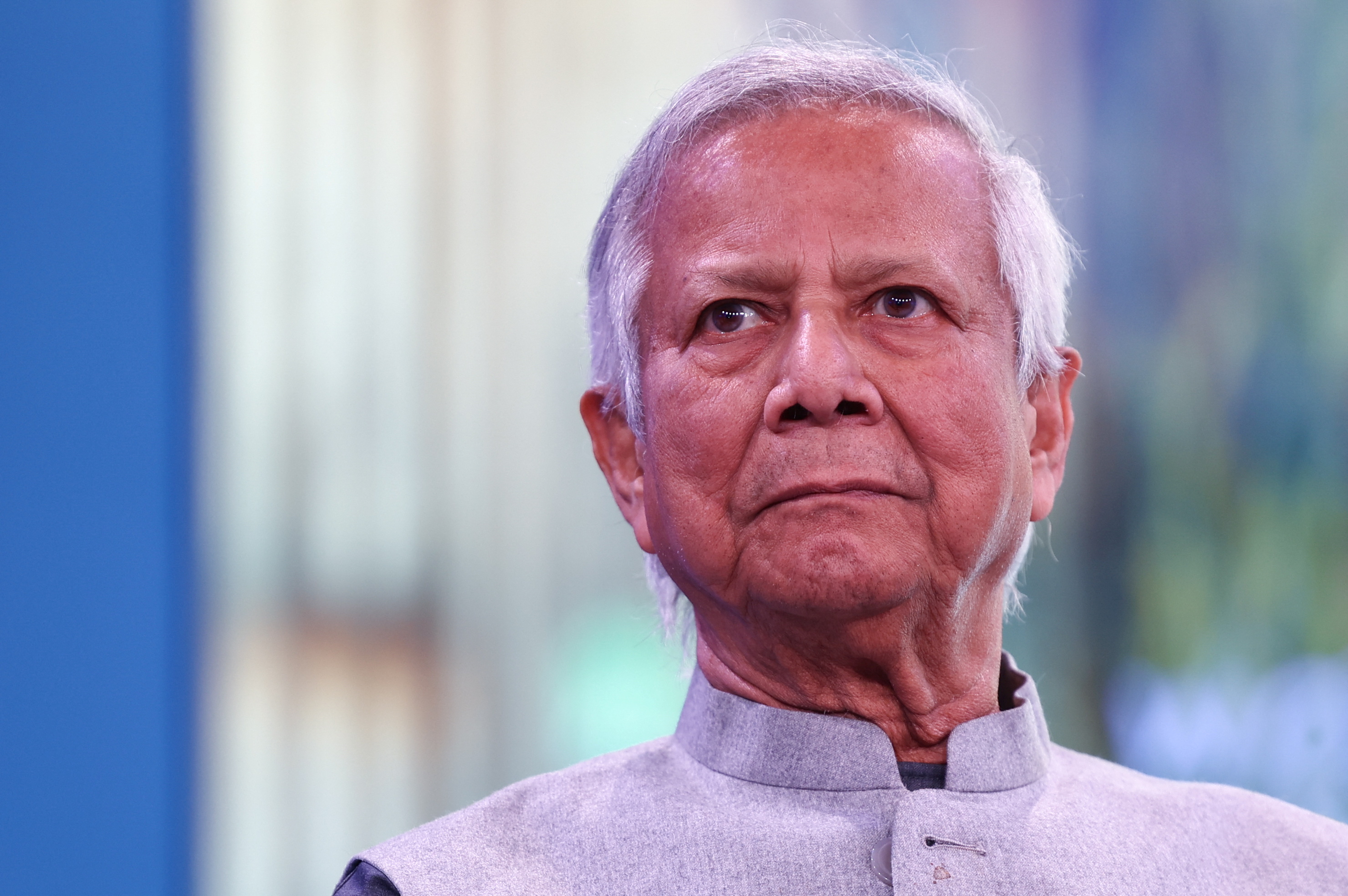 孟加拉臨時政府領導人尤努斯(Muhammad Yunus)。(資料照/路透社/達志影像)