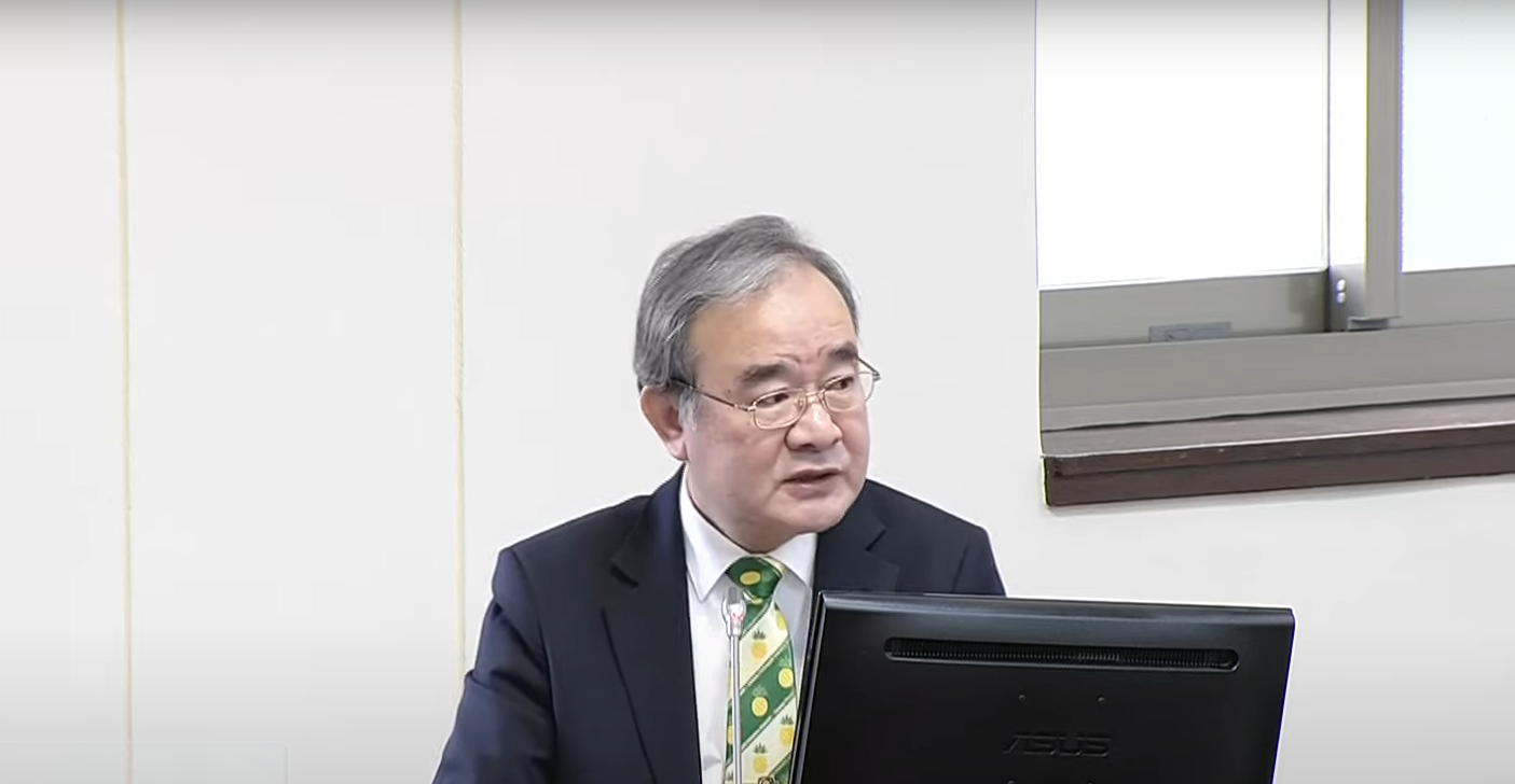 農業部次長胡忠一。(翻攝國會頻道)