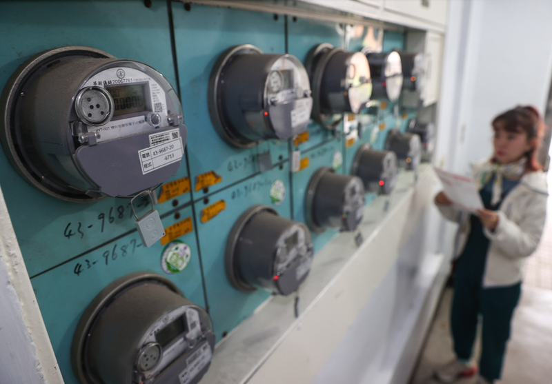 電表示意圖。(圖：中央社)