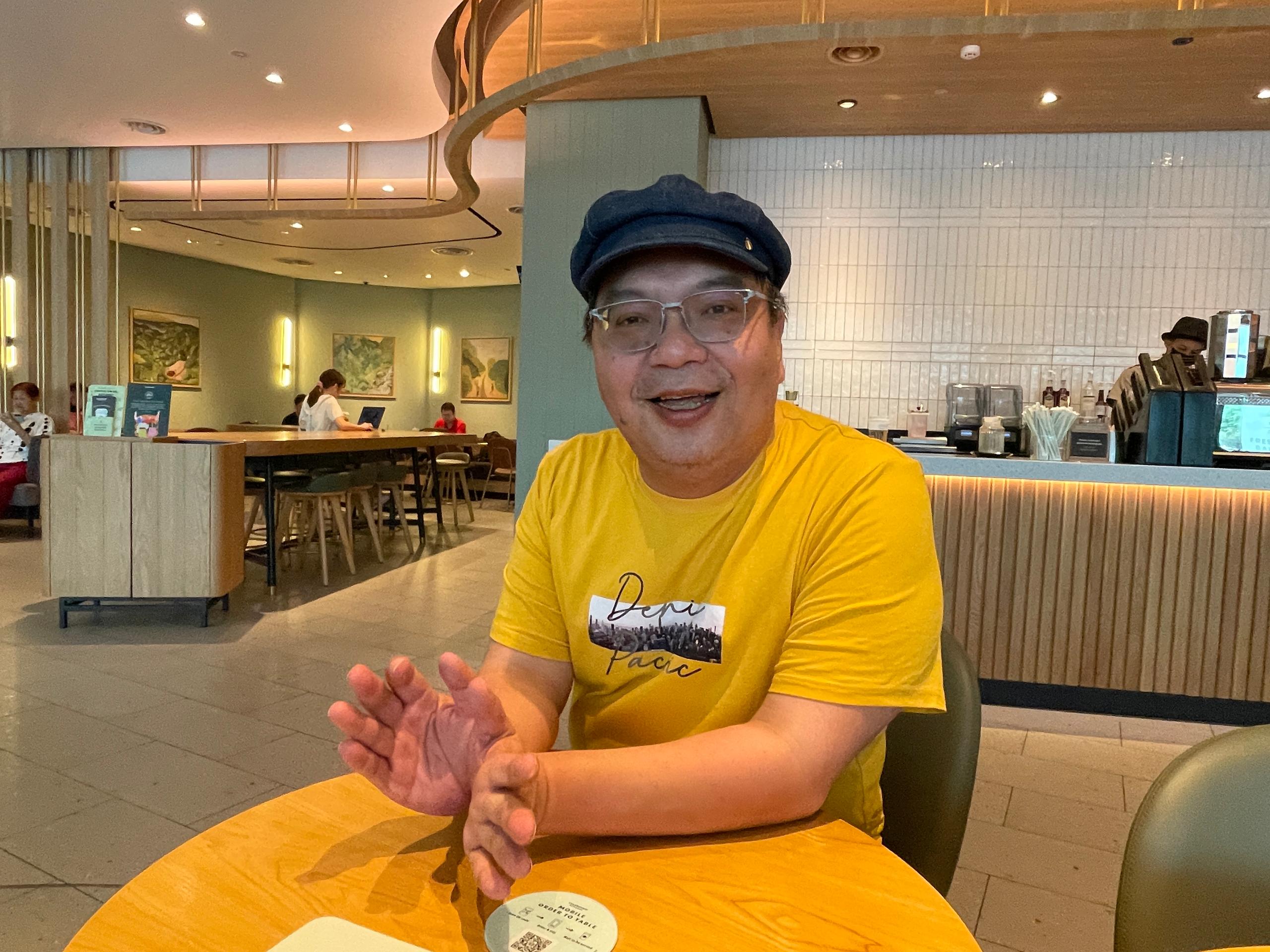 台灣東協造音行動（TAMA）創辦人陳偉智（圖）在受訪時建議，台灣音樂人可以藉鏡自己在台灣的推廣方式，將相同的策略複製到馬國市場。 （圖：陳億佩攝）