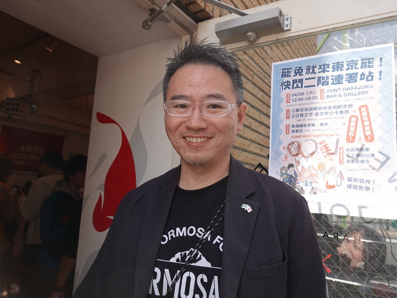 在日台僑團體「美麗島人會」會長林省吾表示，在東京舉辦二階連署活動，主要是為了服務在日本的鄉親，而且連署書將由罷團志工直接帶回台灣，比較安心。另一個目的是希望在日本為台灣發聲。(圖：中央社)