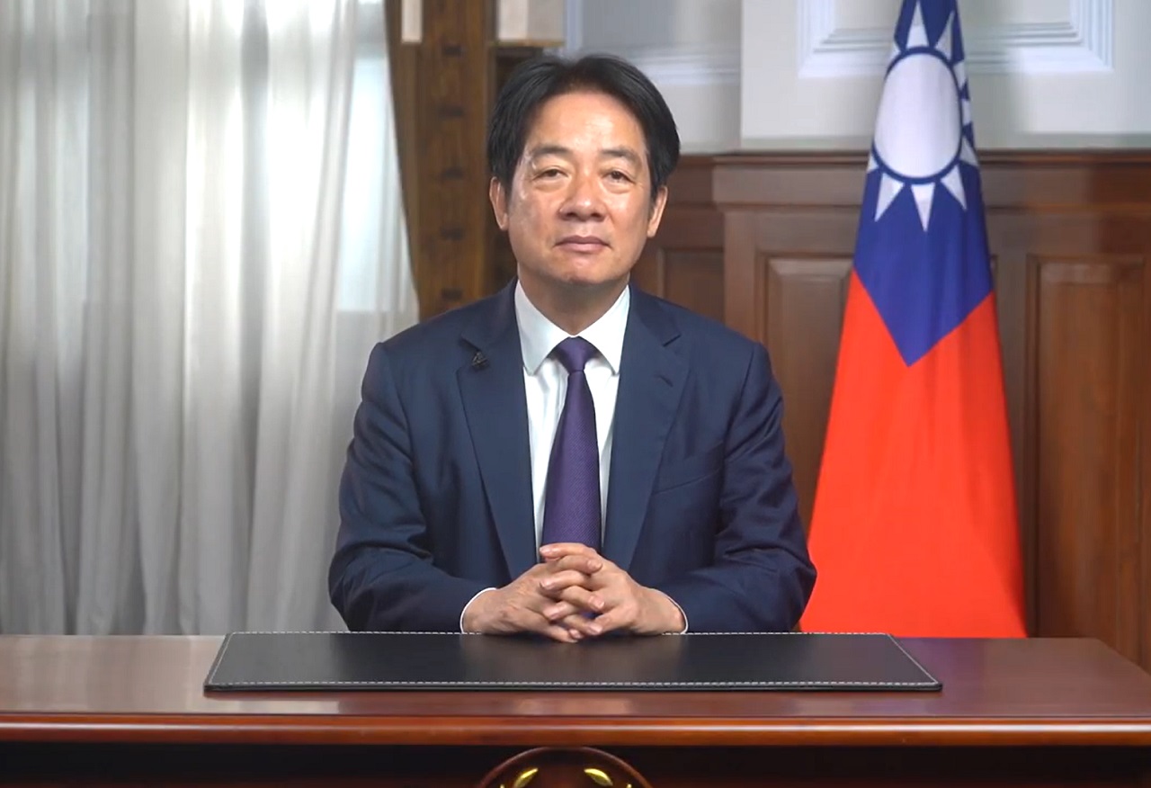 賴清德總統6日針對政府因應美國關稅政策發表談話。(總統府提供)