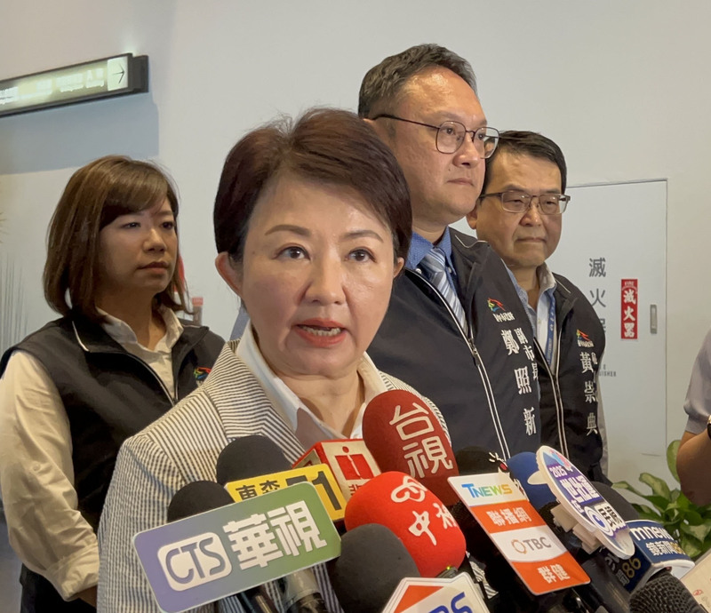 台中市長盧秀燕表示，希望總統賴清德及行政院長卓榮泰能夠專心國政、團結國人，讓台灣更祥和、更安定。(圖：中央社)