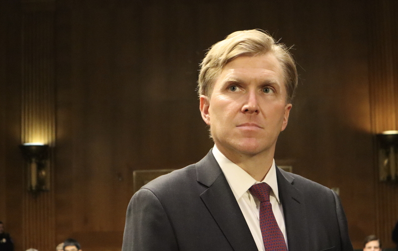 美國參議院8日通過柯伯吉出任國防部次長人事案。台灣軍費是柯伯吉的關注焦點之一，他曾表示台灣軍費遠遠不足，且台灣立法院刪減軍費讓他「深感不安」。圖攝於3月4日。 (圖：中央社)