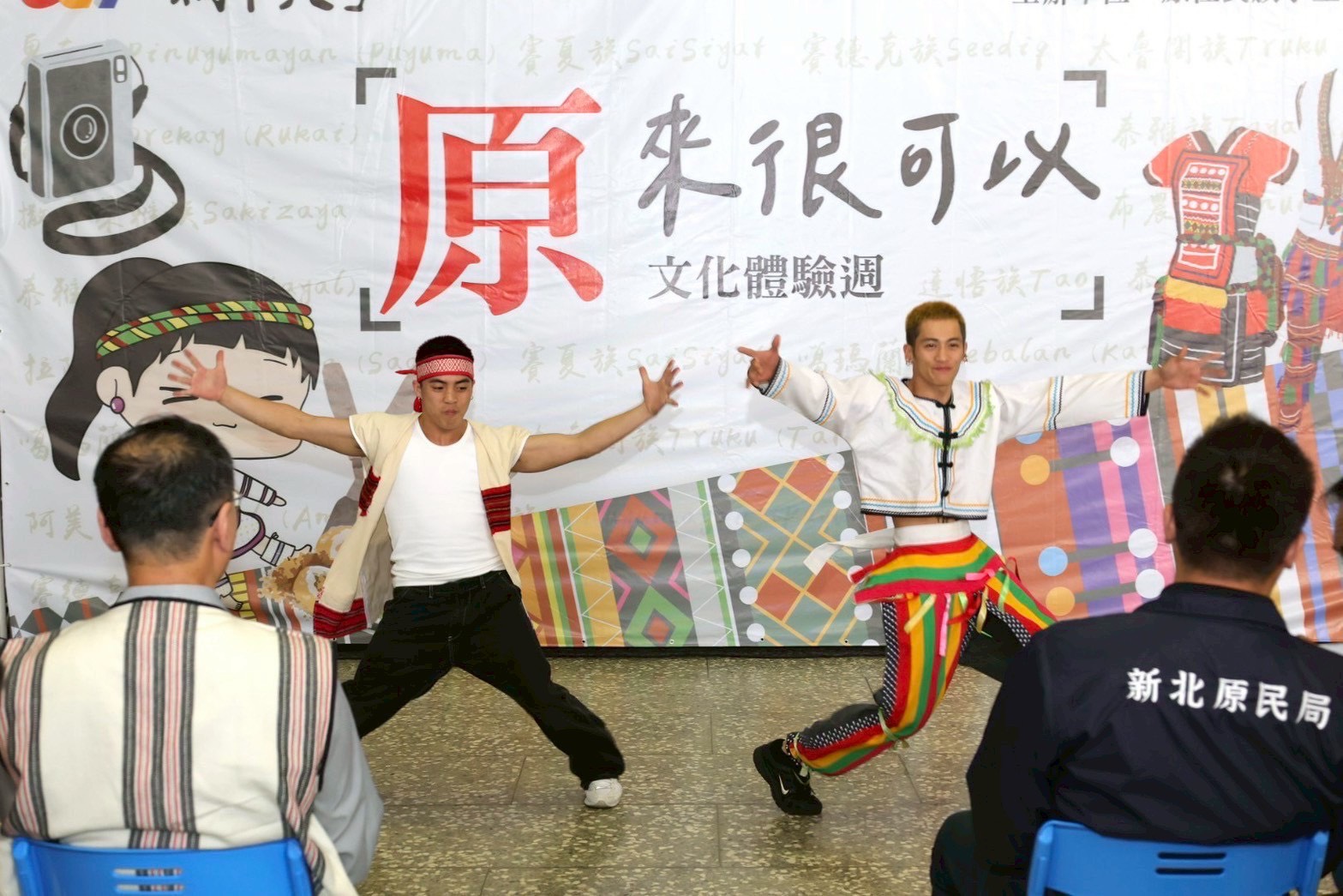 原民學生跳霹靂舞，前進法國勇敢追夢。(照片由台北城市科技大學提供)