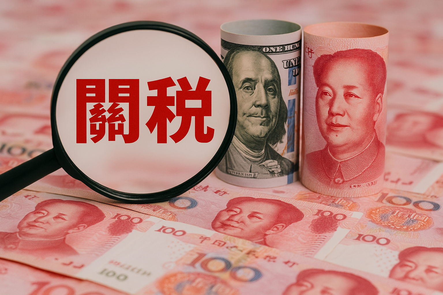 關稅戰、貿易戰。(圖：示意圖/AI生成圖)