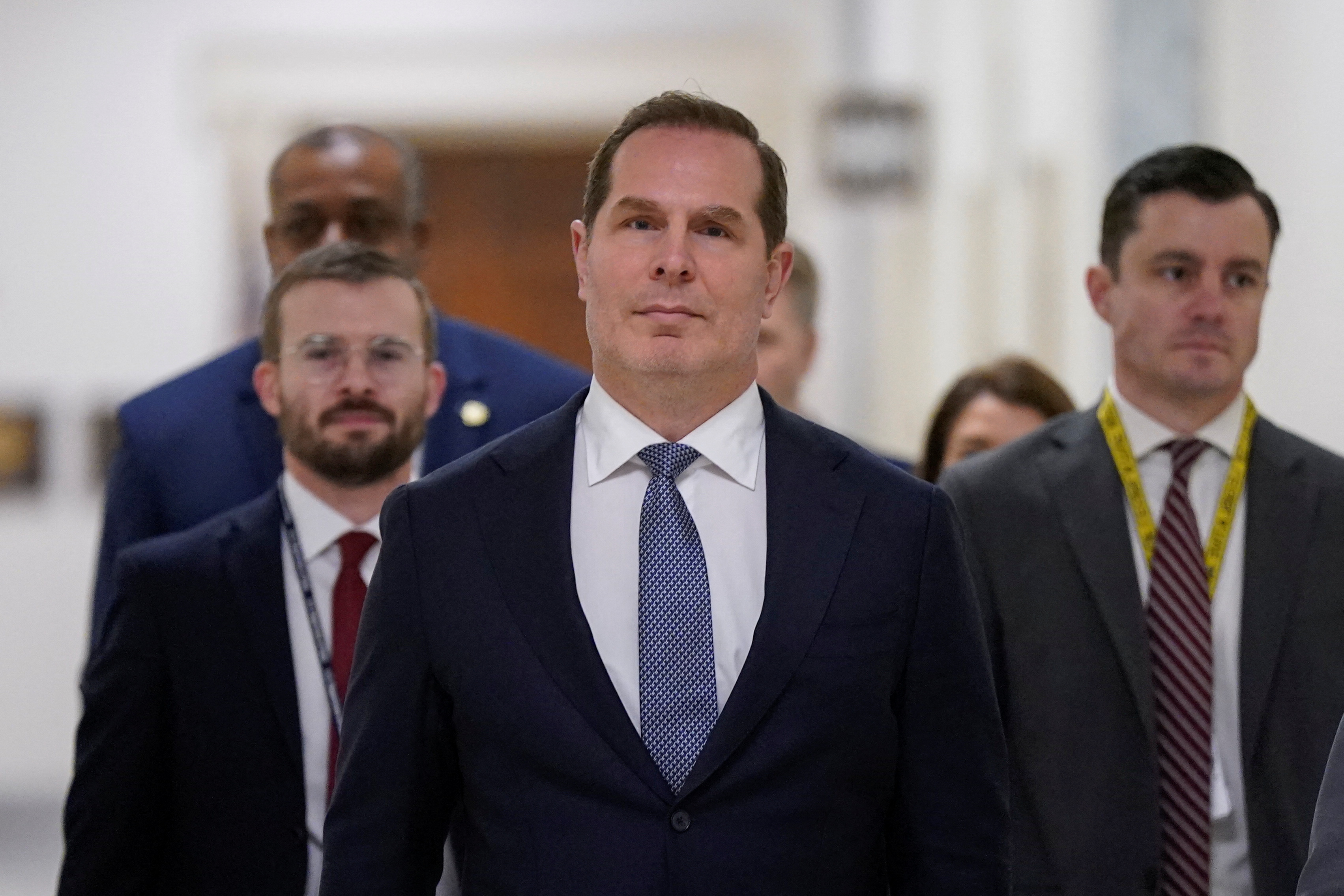 川普政府負責廢除USAID的官員馬洛可(Pete Marocco)。 (路透社/達志影像)