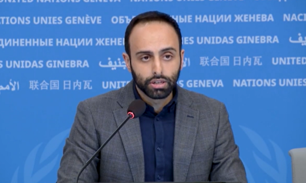 聯合國人權辦公室發言人阿爾赫坦(Thameen Al-Kheetan)。(圖 : UN)